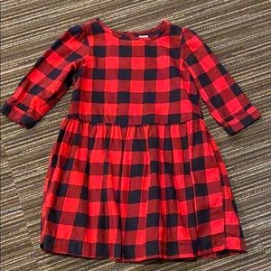 Baby Gap buffalo plaid dress